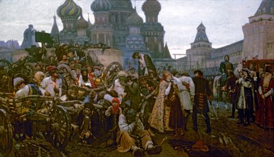 Morning of the Execution of the Streltsy by Vasilij Ivanovic Surikov